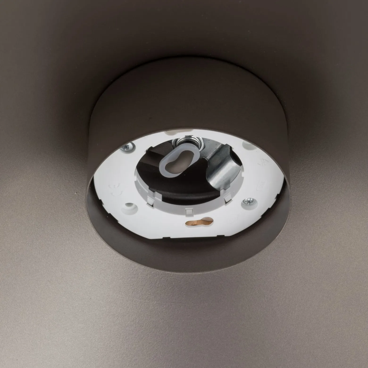 Hängeleuchte Lume XL, braun, Metall, Ø 49 cm, GX53