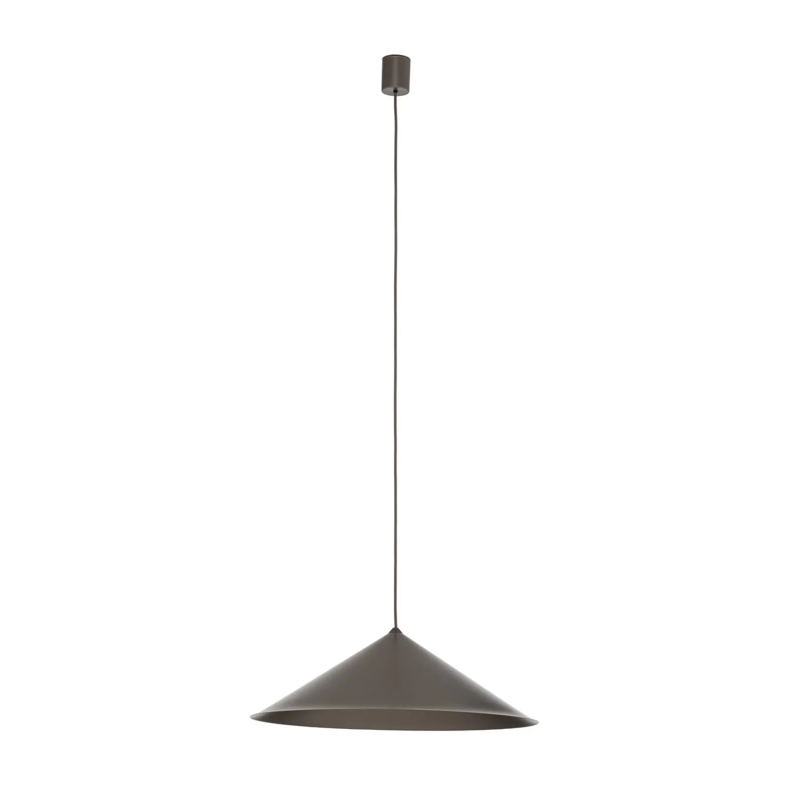 Hängeleuchte Lume XL, braun, Metall, Ø 49 cm, GX53