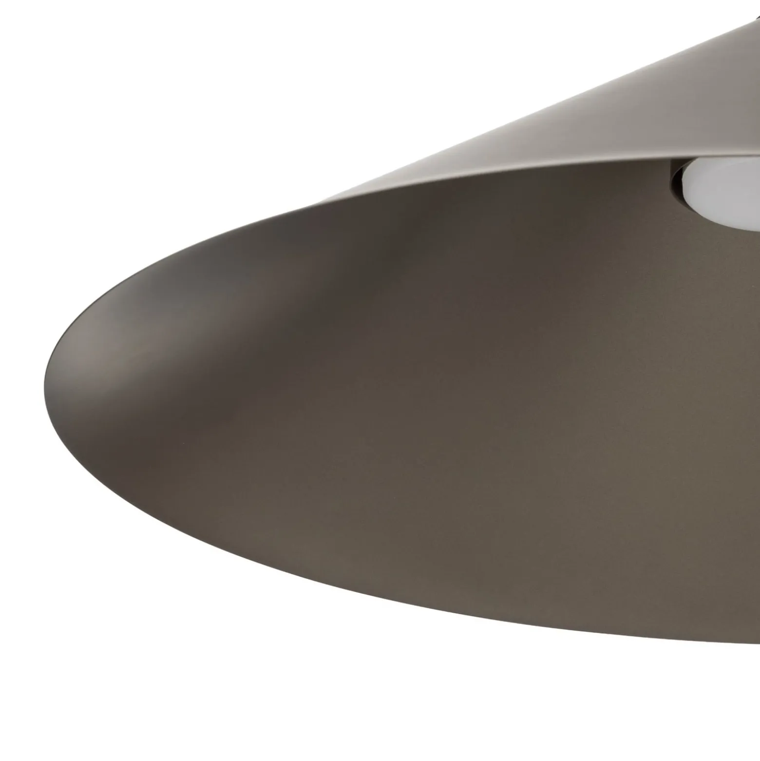 Hängeleuchte Lume XL, braun, Metall, Ø 49 cm, GX53