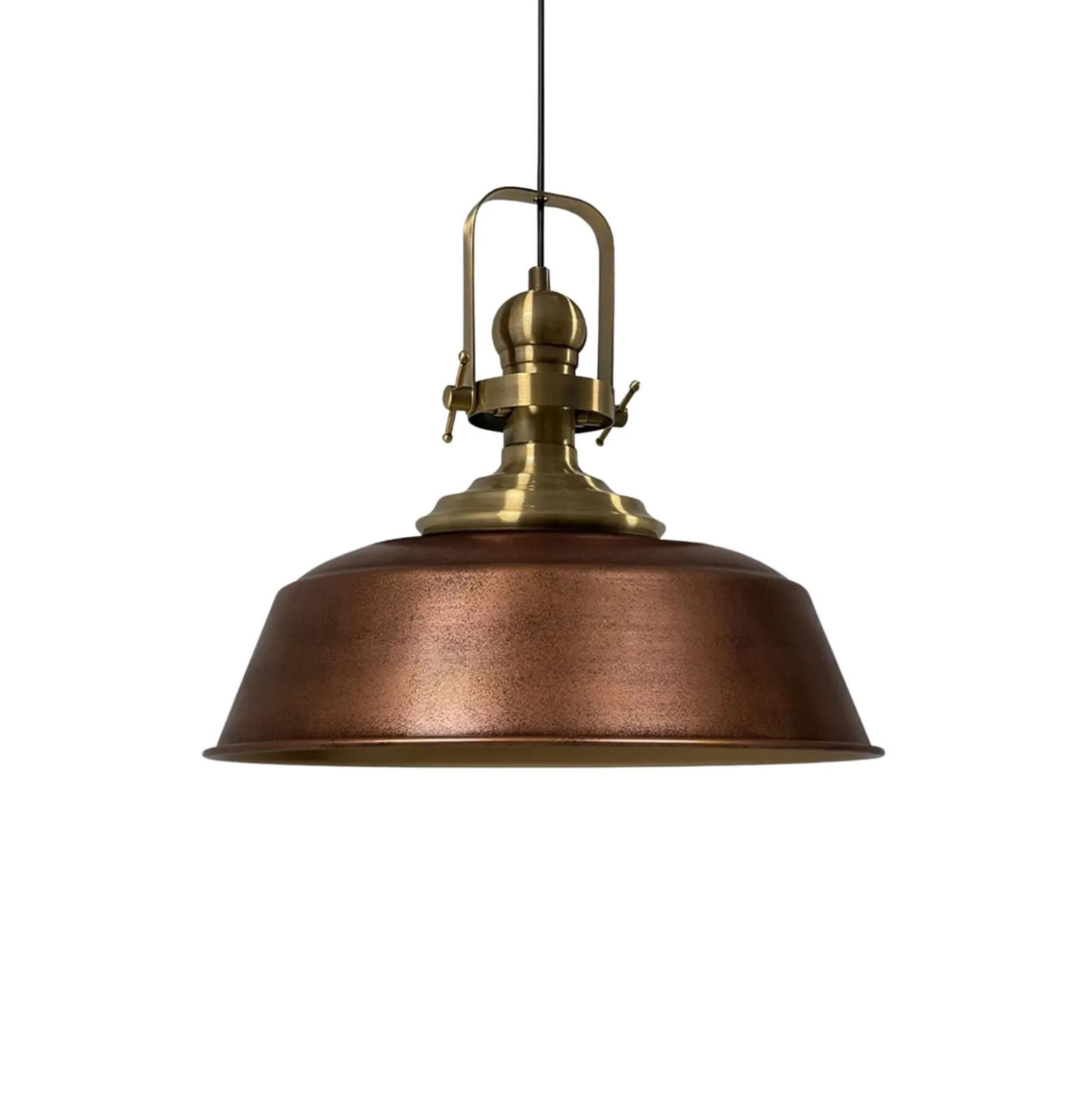 Hängeleuchte Marei, kupfer brüniert, Ø 40 cm, Metall, E27