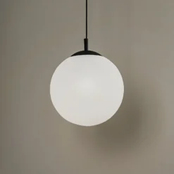 Hängeleuchte Maxi, Ø 30 cm, 1-flammig, Glasschirm