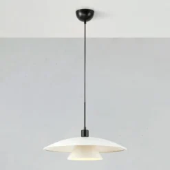 Hängeleuchte Millinge, weiß, Metall, Ø 50 cm