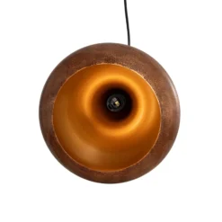 Hängeleuchte Muba, altmessing, Länge 120 cm, Metall