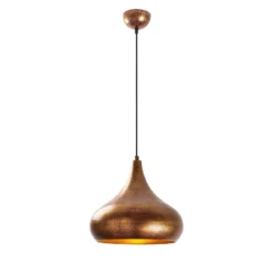 Hängeleuchte Muba 11550, messing brüniert, Metall, Ø 26 cm
