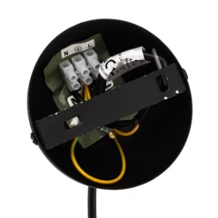 Hängeleuchte Mudoni MR-937 1-flg. schwarz/Opalglas