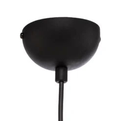 Hängeleuchte Mudoni MR-937 1-flg. schwarz/Opalglas