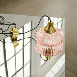 Hängeleuchte New Wave Optic, rosa