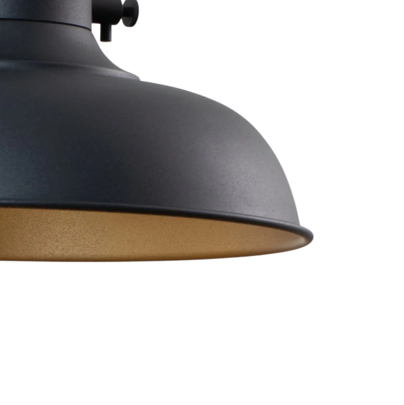 Hängeleuchte Nota, schwarz, Ø 31 cm, Metall, E27
