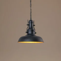 Hängeleuchte Nota, schwarz, Ø 31 cm, Metall, E27