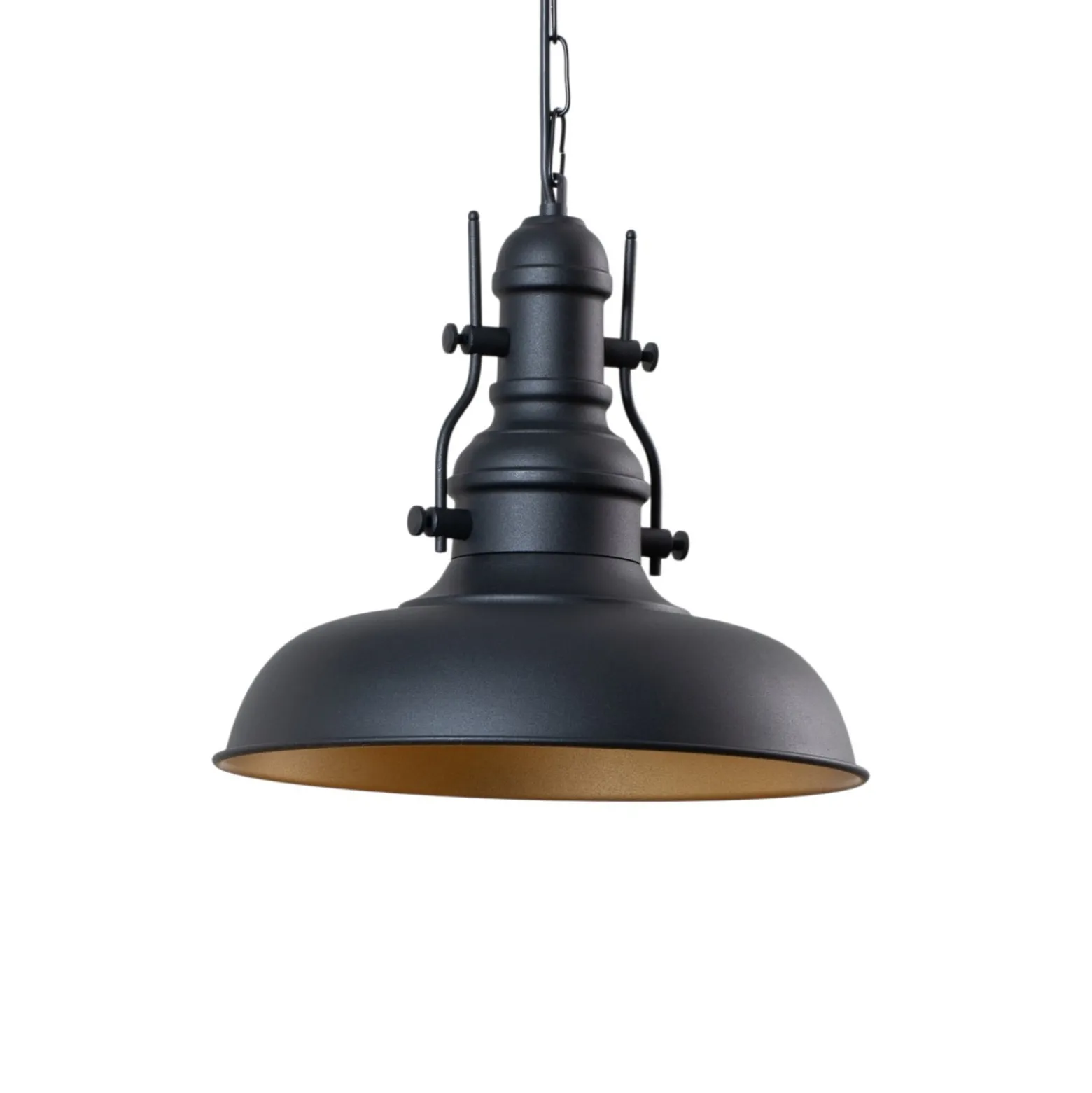 Hängeleuchte Nota, schwarz, Ø 31 cm, Metall, E27