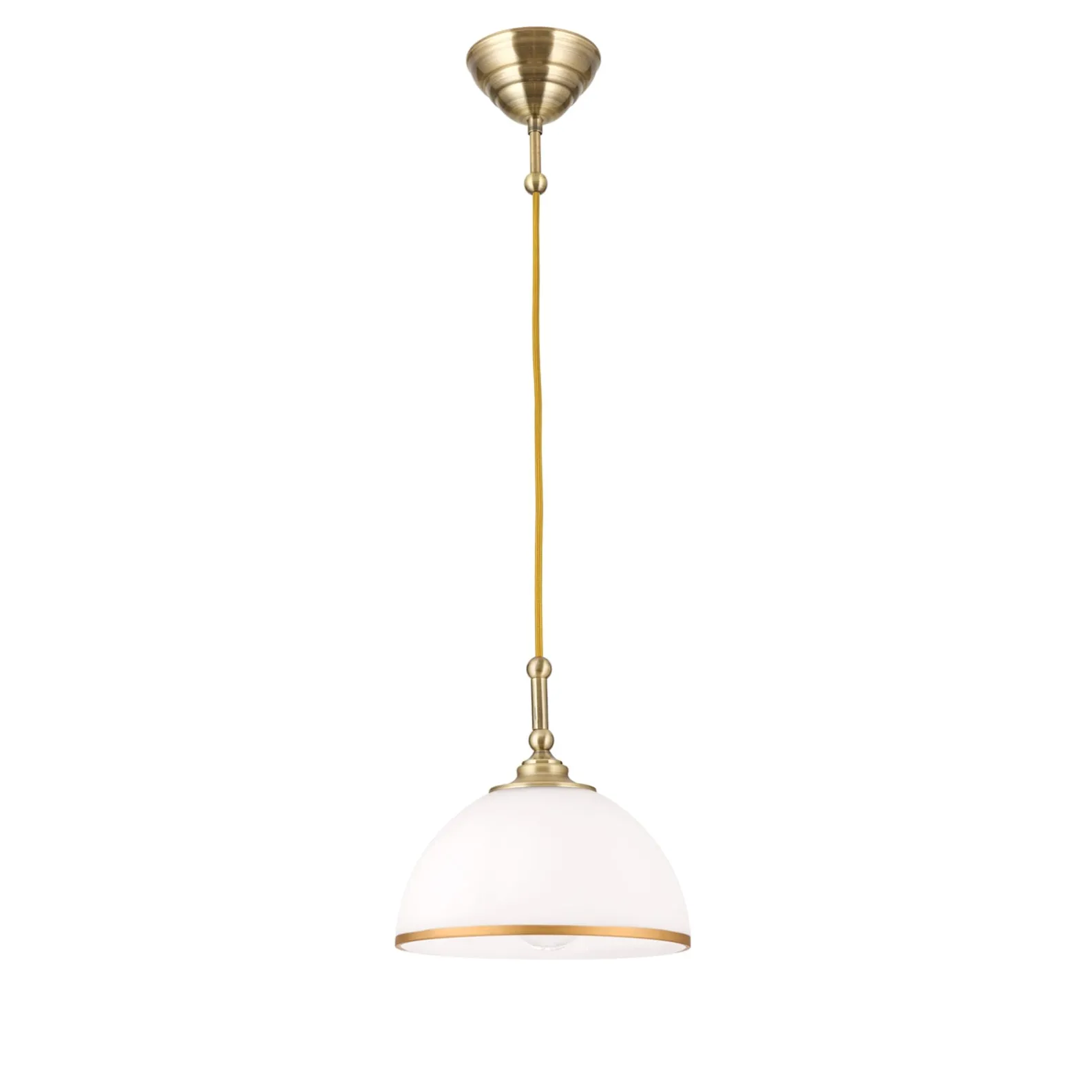 Hängeleuchte Old Lamp mit Textilkabel, einflammig