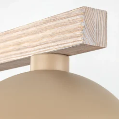 Hängeleuchte Oslo, sandfarben, 3-flammig, 118 cm lang, E27