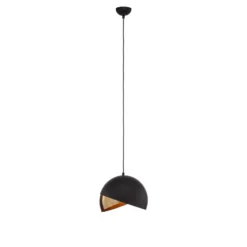 Hängeleuchte Pacman 2633 Ø30cm schwarz/gold