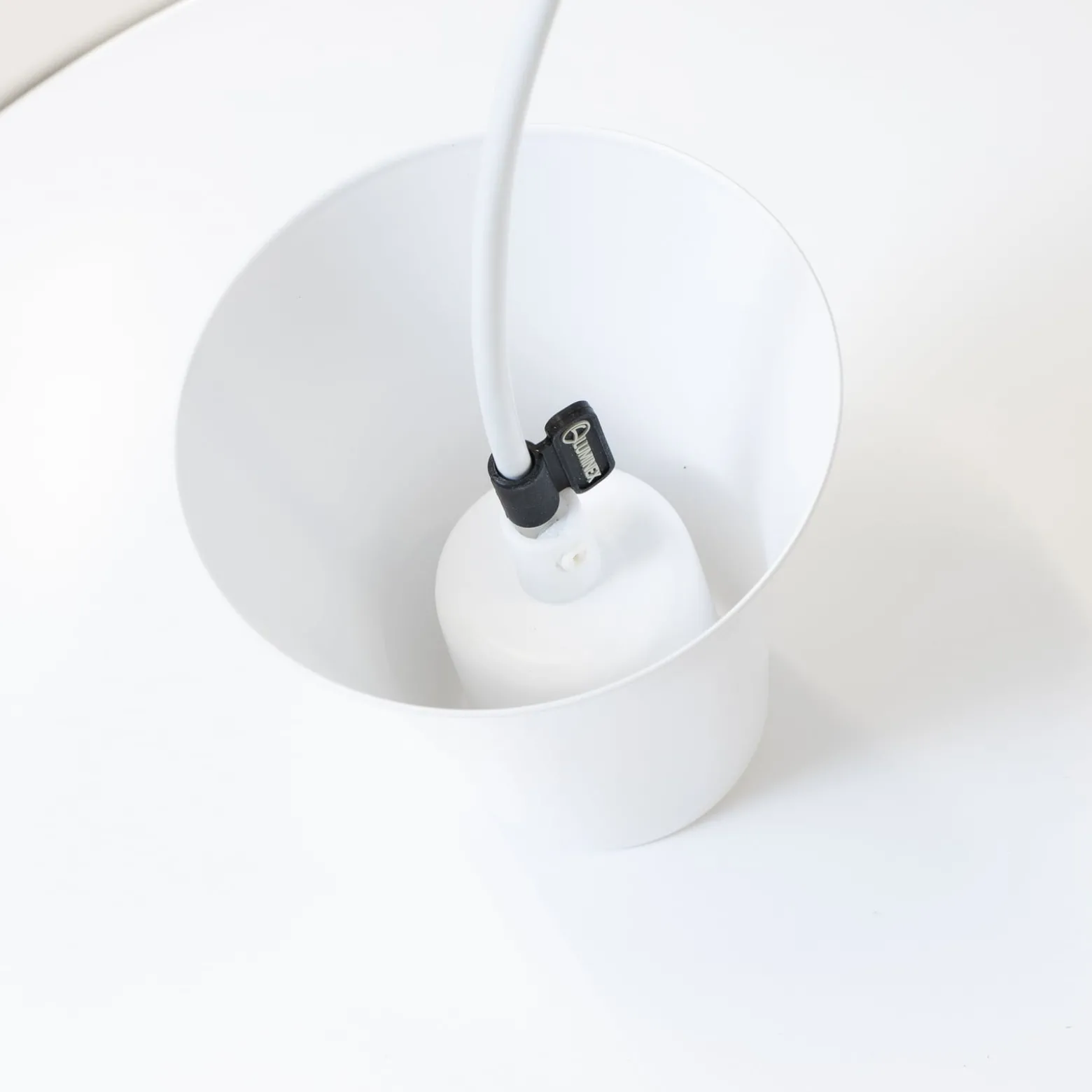 Hängeleuchte Plato, weiß, Metall, Ø 38 cm, E27