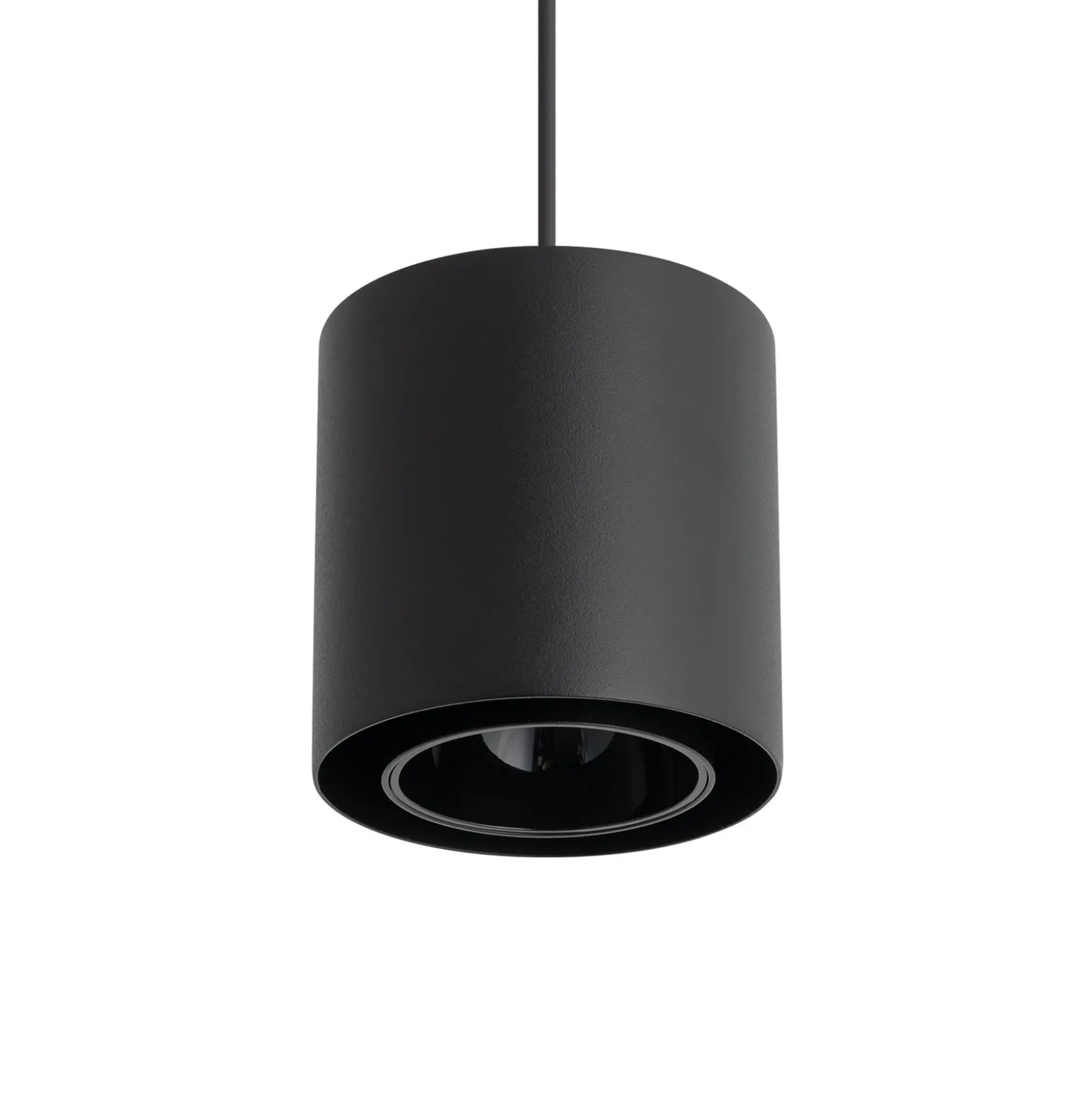 Hängeleuchte Point Duo, schwarz, Stahl, Ø 13 cm, GU10