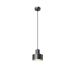 Hängeleuchte Rif aus Metall, schwarz, Ø 15 cm