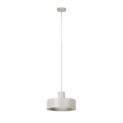 Hängeleuchte Rif M, taupe, 1-flammig, Ø 25 cm, Stahl