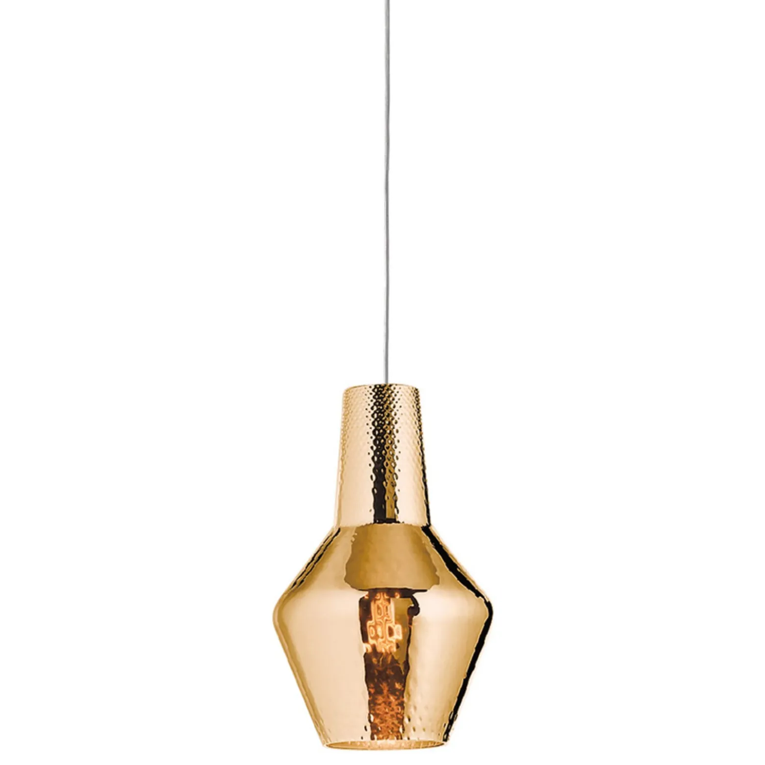Hängeleuchte Romeo 130 cm altgold metallic