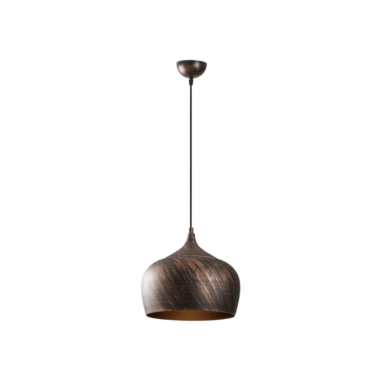 Hängeleuchte Saglam 3761 1-flg. Ø28cm kupfer/gold