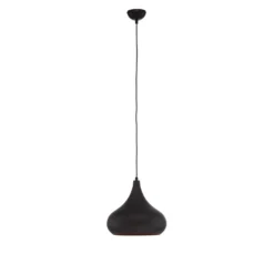 Hängeleuchte Saglam 3774 1-flg. Ø30cm schwarz/gold