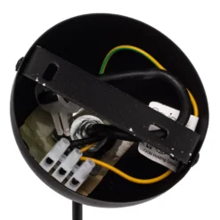 Hängeleuchte Saglam 3774 1-flg. Ø30cm schwarz/gold