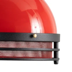 Hängeleuchte Saglam 3762, rot/schwarz, Eisen, Ø 32 cm