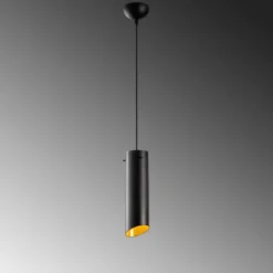 Hängeleuchte Sivani MR-976, schwarz, Metall, Ø 8 cm