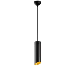 Hängeleuchte Sivani MR-976, schwarz, Metall, Ø 8 cm