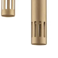 Hängeleuchte Sopel Laser, 3-flammig, gold