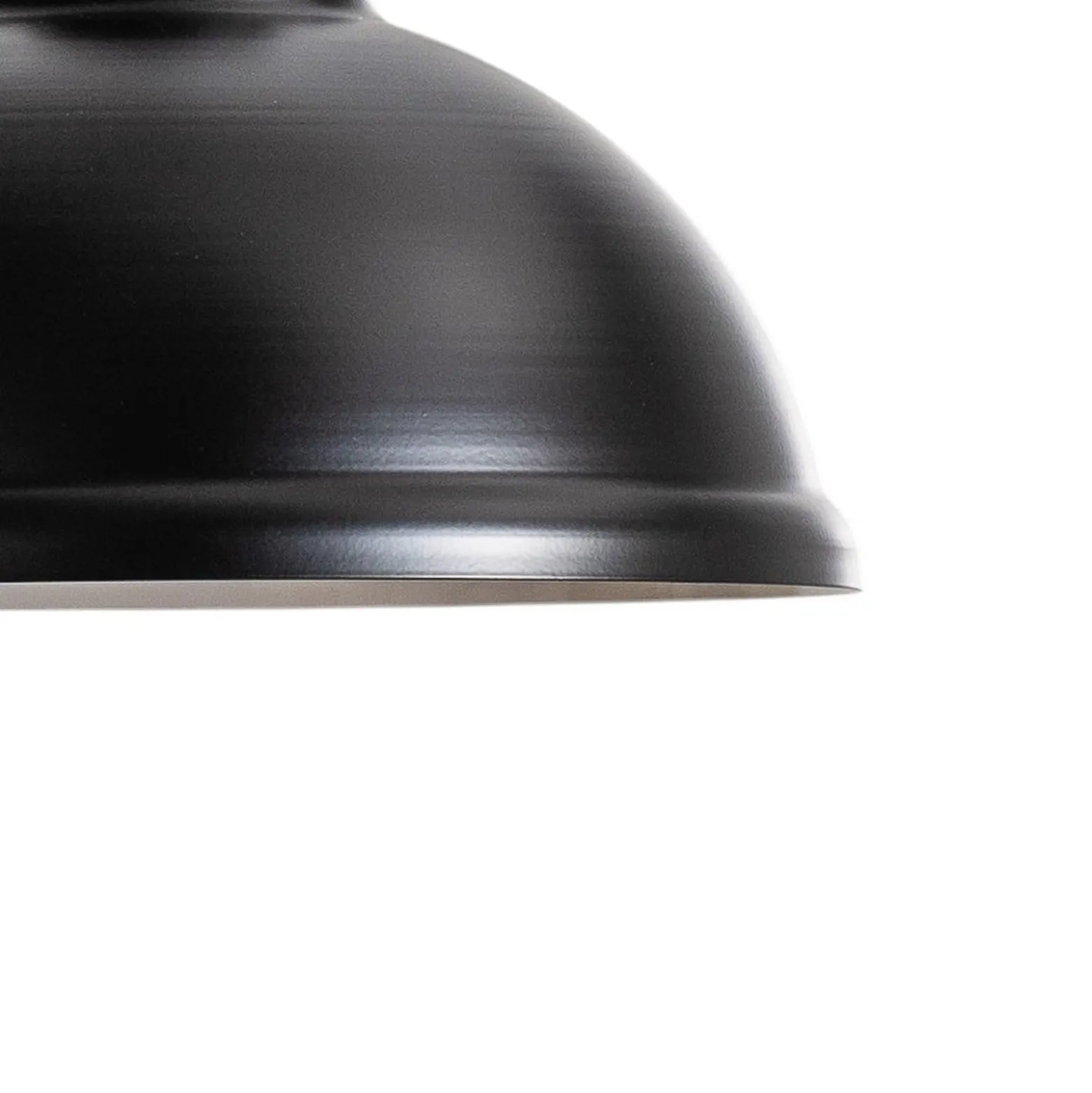 Hängeleuchte Sven big, 1-flammig, schwarz, Stahl, E27