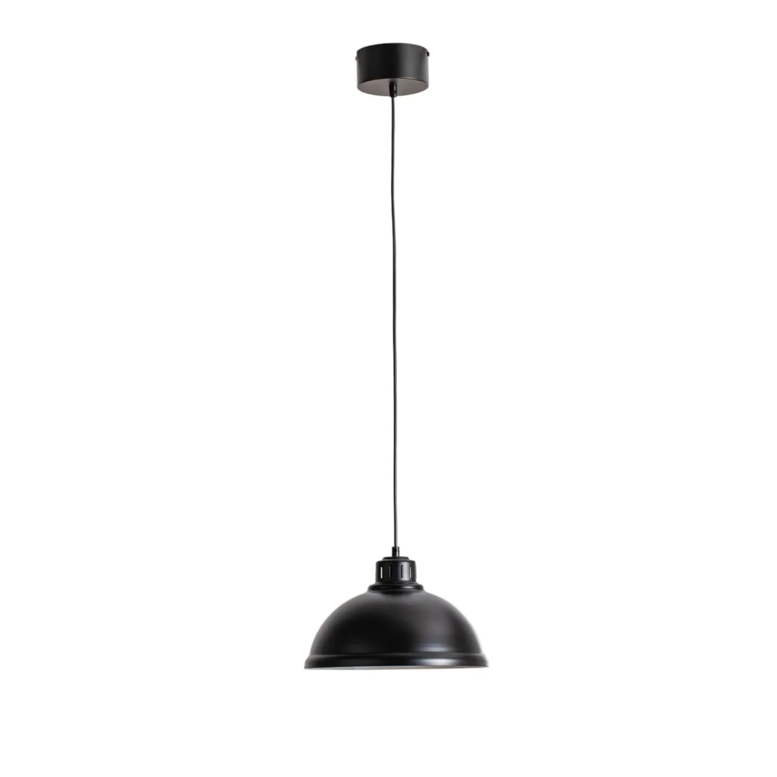 Hängeleuchte Sven big, 1-flammig, schwarz, Stahl, E27