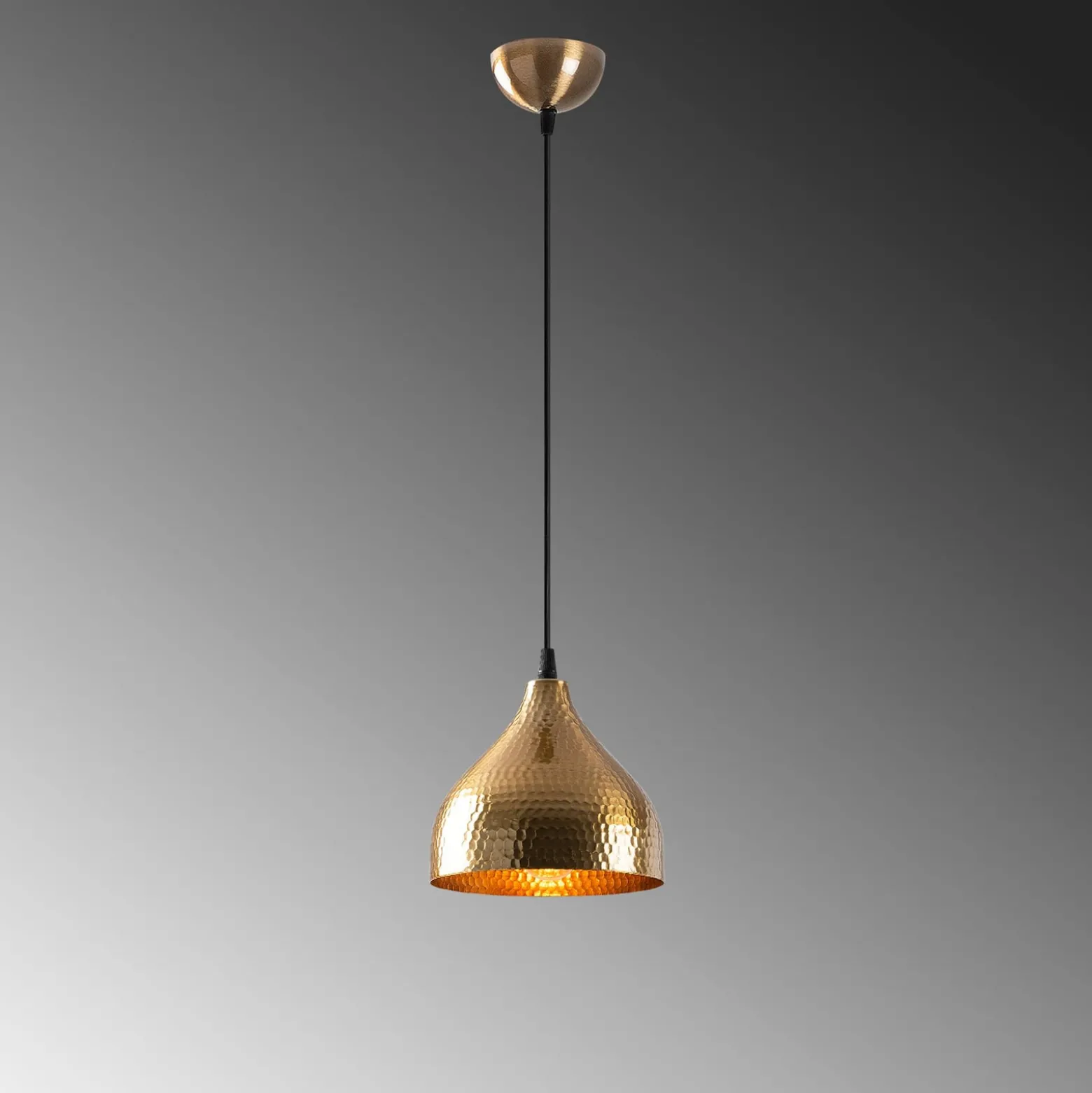 Hängeleuchte Tattoo 2394, Ø18cm, gold antik