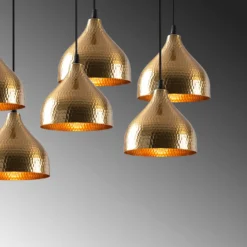 Hängeleuchte Tattoo 6222 7-flammig gold