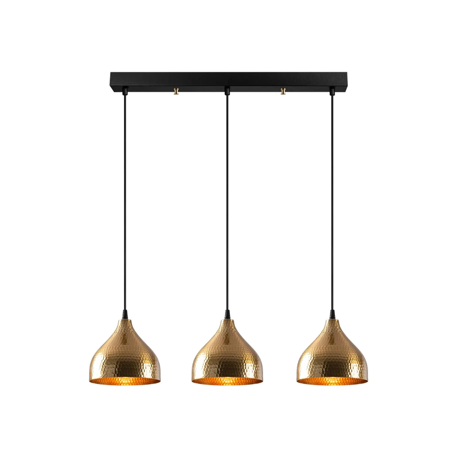 Hängeleuchte Tattoo 6212 3-flammig linear gold