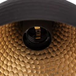 Hängeleuchte Tattoo 6221 7-flammig schwarz/gold