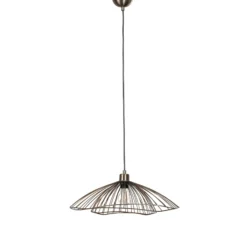 Hängeleuchte Tel, altmessing, Ø 50 cm, 1-flammig, Metall