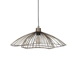 Hängeleuchte Tel, altmessing, Ø 50 cm, 1-flammig, Metall