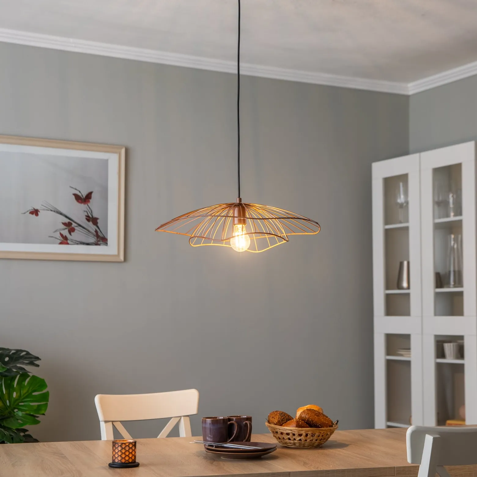 Hängeleuchte Tel 6501 Ø50cm kupfer