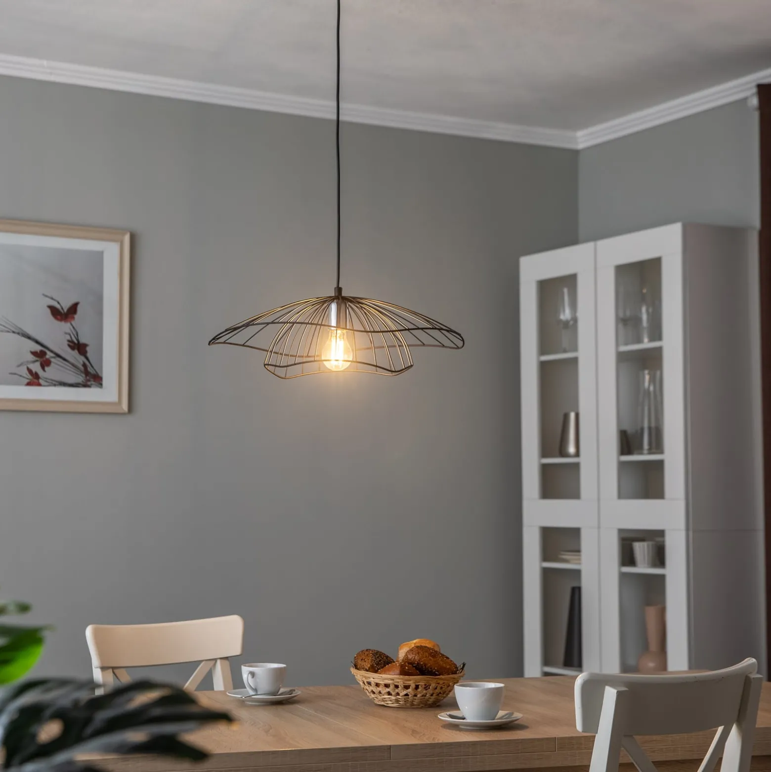 Hängeleuchte Tel 6500 Ø50cm schwarz
