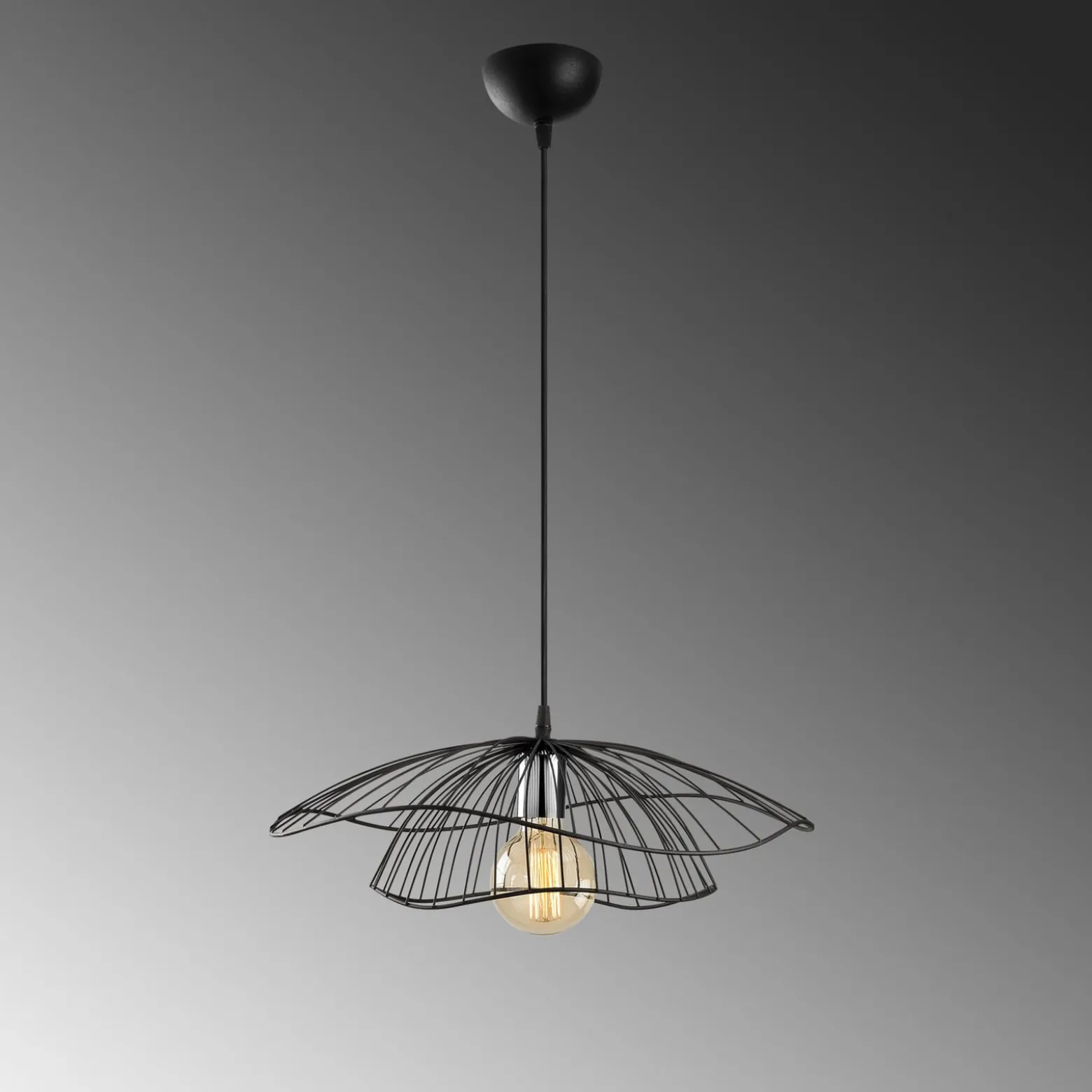 Hängeleuchte Tel 6500 Ø50cm schwarz