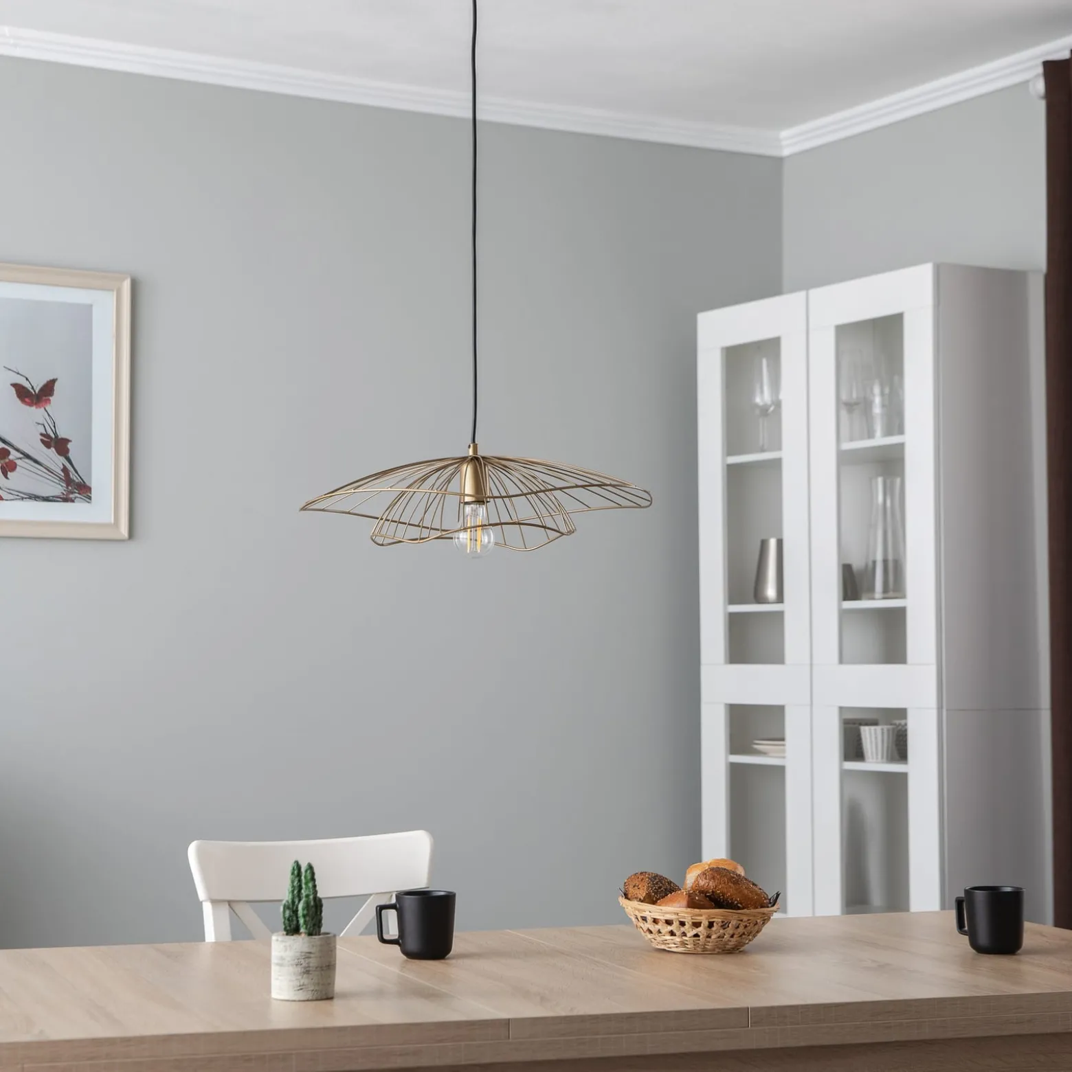 Hängeleuchte Tel 6503 Ø50cm schwarz antik