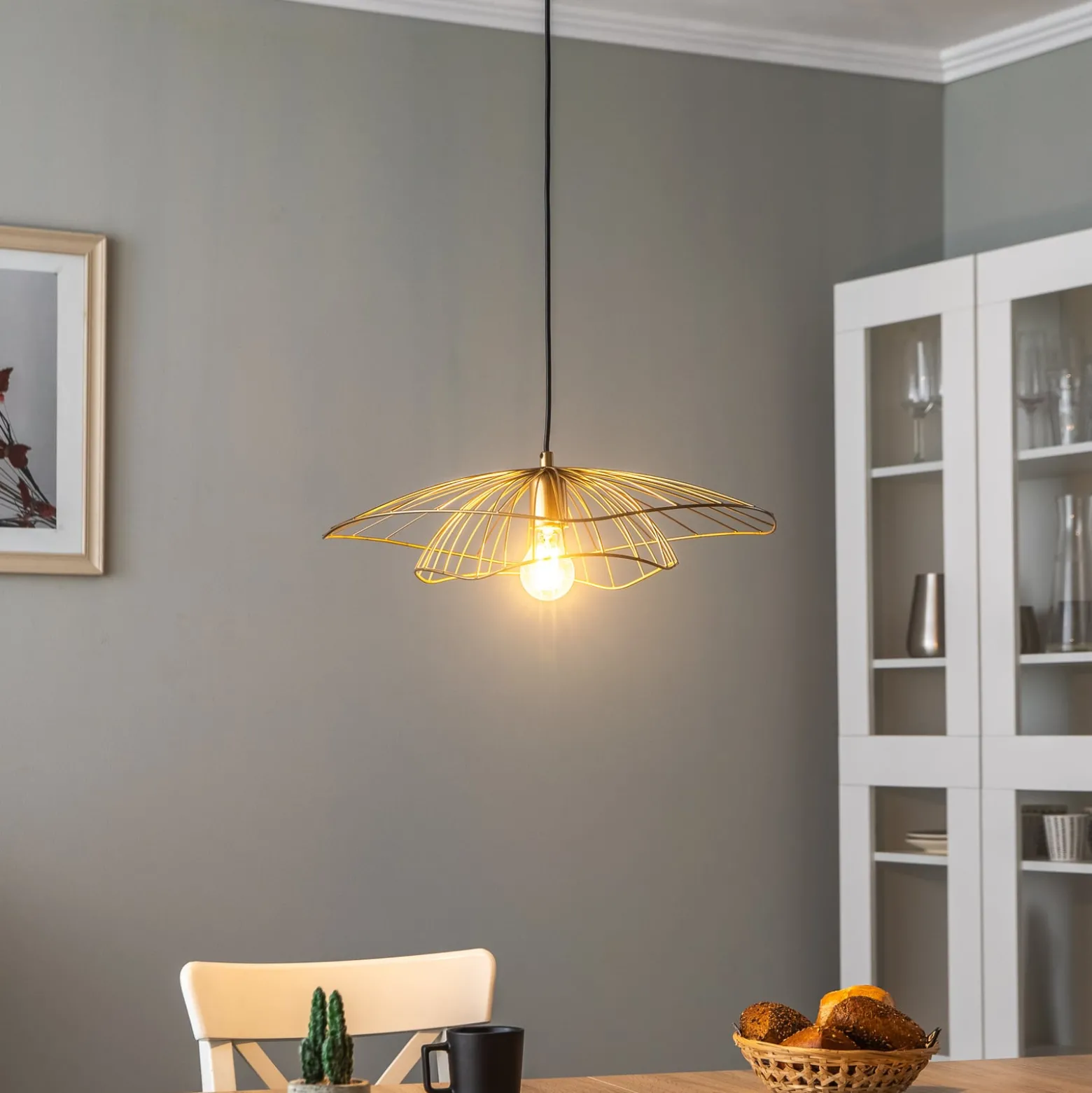 Hängeleuchte Tel 6503 Ø50cm schwarz antik