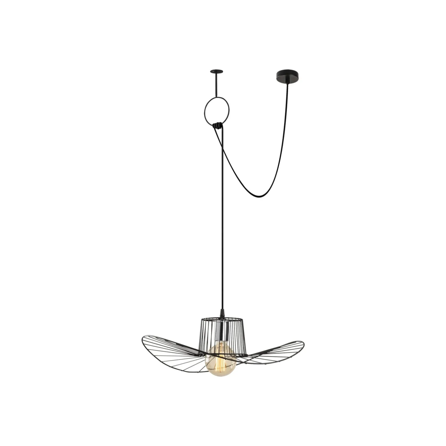 Hängeleuchte Tel 6726 Ø50cm schwarz dezentral