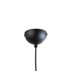Hängeleuchte Tel, schwarz, Ø 50 cm, Metall