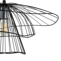 Hängeleuchte Tel 6504, schwarz, Eisen, Ø 50 cm