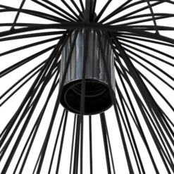 Hängeleuchte Tel 6504, schwarz, Eisen, Ø 50 cm