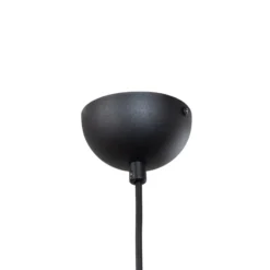 Hängeleuchte Tel, schwarz, Metall, Ø 50 cm, Metall