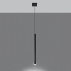 Hängeleuchte Thin, schwarz, einflammig
