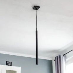 Hängeleuchte Thin, schwarz, einflammig