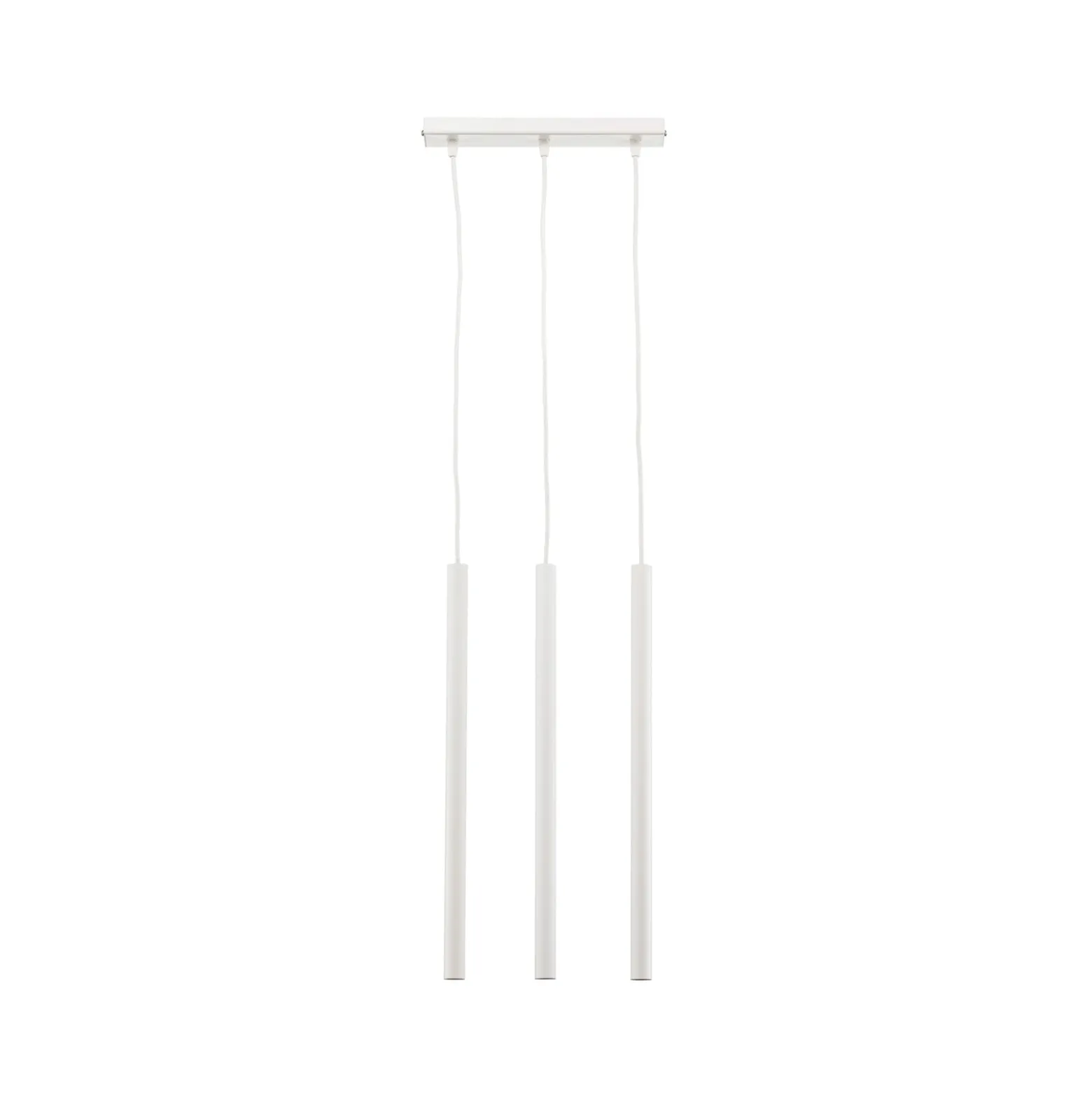 Hängeleuchte Thin, weiß, dreiflammig, linear
